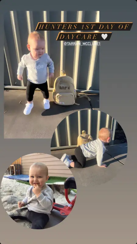 Social image of a happy Weary Theory customer with their new backpack.